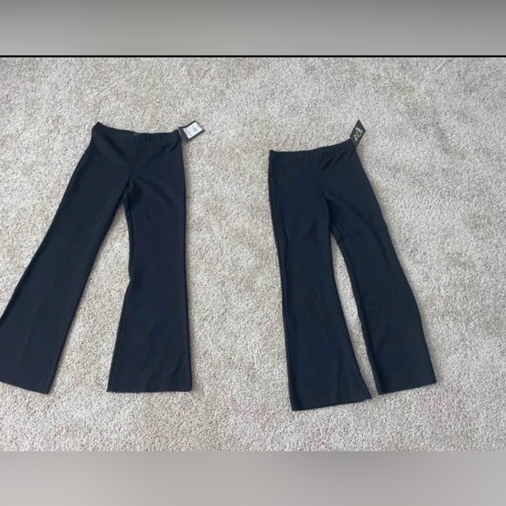 Art Class Girls Black Leggings Size 8 Bundle of 2 NWT Stretch Basic